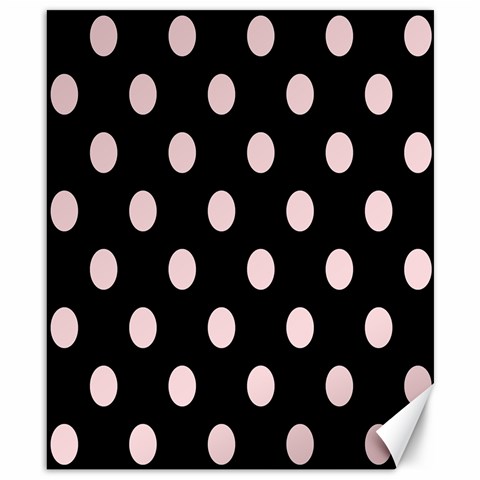 Polka Dots 8.15 x9.66  Canvas - 1