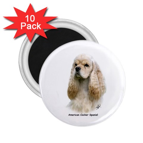 American Cocker Spaniel 2.25  Magnet (10 pack) from UrbanLoad.com Front