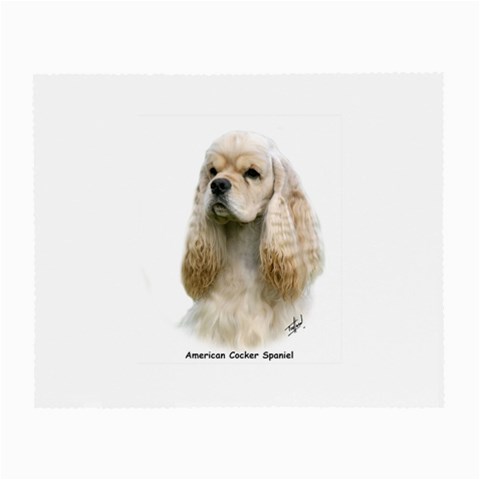 American Cocker Spaniel Glasses Cloth from UrbanLoad.com Front
