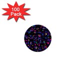 Purple galaxy 1  Mini Buttons (100 pack) 