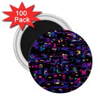Purple galaxy 2.25  Magnets (100 pack) 