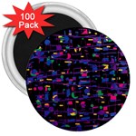Purple galaxy 3  Magnets (100 pack)