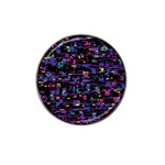 Purple galaxy Hat Clip Ball Marker (4 pack)