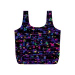 Purple galaxy Full Print Recycle Bags (S) 