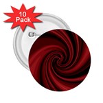 Elegant red twist 2.25  Buttons (10 pack) 