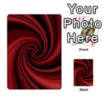 Elegant red twist Multi-purpose Cards (Rectangle) 