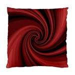 Elegant red twist Standard Cushion Case (Two Sides)
