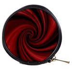 Elegant red twist Mini Makeup Bags