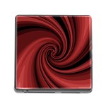 Elegant red twist Memory Card Reader (Square)