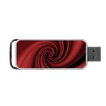 Elegant red twist Portable USB Flash (Two Sides)