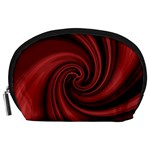 Elegant red twist Accessory Pouches (Large) 