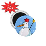 Snowman 1.75  Magnets (10 pack) 