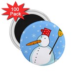 Snowman 2.25  Magnets (100 pack) 