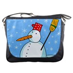 Snowman Messenger Bags