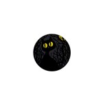 Black cat - Halloween 1  Mini Buttons