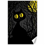 Black cat - Halloween Canvas 24  x 36 
