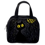 Black cat - Halloween Classic Handbags (One Side)