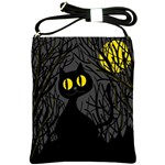 Black cat - Halloween Shoulder Sling Bags