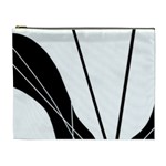 White and Black  Cosmetic Bag (XL)