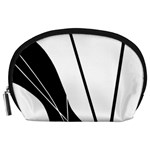 White and Black  Accessory Pouches (Large) 