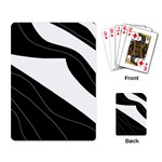 White and black decorative design Playing Card