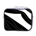 White and black decorative design Mini Toiletries Bags