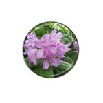 Purple Rhododendron Flower Hat Clip Ball Marker (10 pack)