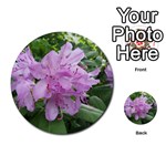Purple Rhododendron Flower Multi-purpose Cards (Round) 