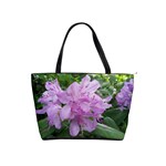 Purple Rhododendron Flower Shoulder Handbags