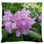 Purple Rhododendron Flower Large Flano Cushion Case (Two Sides)