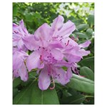 Purple Rhododendron Flower Drawstring Bag (Small)