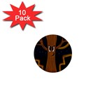 Halloween - Cemetery evil tree 1  Mini Buttons (10 pack) 