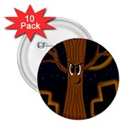Halloween - Cemetery evil tree 2.25  Buttons (10 pack) 