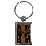 Halloween - Cemetery evil tree Key Chains (Rectangle) 