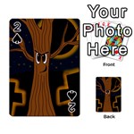 Halloween - Cemetery evil tree Playing Cards 54 Designs 