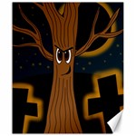 Halloween - Cemetery evil tree Canvas 20  x 24  