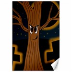 Halloween - Cemetery evil tree Canvas 20  x 30  