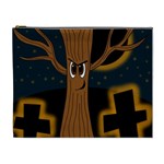 Halloween - Cemetery evil tree Cosmetic Bag (XL)