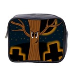 Halloween - Cemetery evil tree Mini Toiletries Bag 2-Side