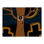 Halloween - Cemetery evil tree Double Sided Flano Blanket (Mini) 
