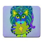 Peacock Tabby Large Mousepads