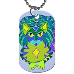 Peacock Tabby Dog Tag (Two Sides)
