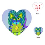 Peacock Tabby Playing Cards (Heart) 