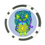 Peacock Tabby Poker Chip Card Guards