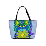 Peacock Tabby Shoulder Handbags