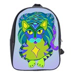 Peacock Tabby School Bags(Large) 