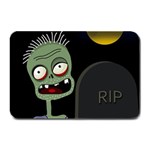 Halloween zombie on the cemetery Plate Mats