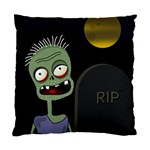 Halloween zombie on the cemetery Standard Cushion Case (Two Sides)