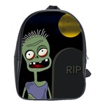Halloween zombie on the cemetery School Bags(Large) 