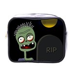 Halloween zombie on the cemetery Mini Toiletries Bags